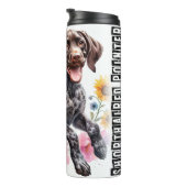 Deutsch Kurzzeitiger Pointer Bloom Thermosbecher (Nach rechts gedreht)