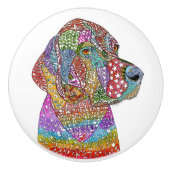 Deutsch Kurzzeitiger Pointer Lover Keramikknauf (Vorderseite)