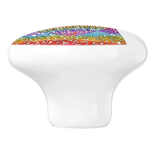 Deutsch Kurzzeitiger Pointer Lover Keramikknauf (Seitenansicht)