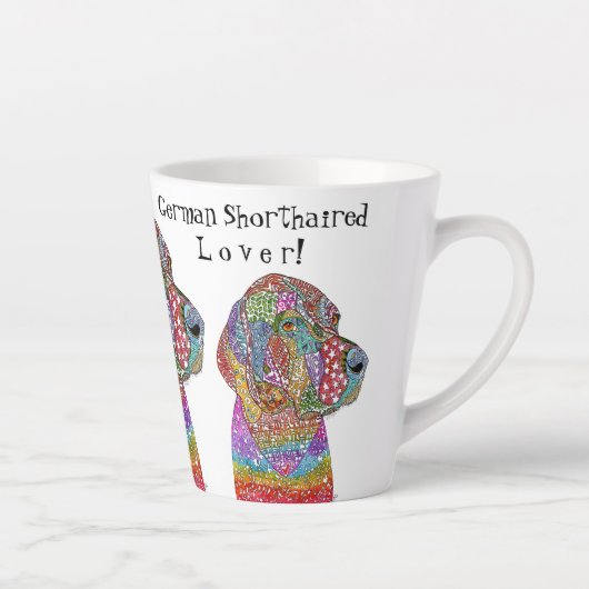 Deutsch Kurzzeitiger Pointer Lover Milchtasse (Rechts)