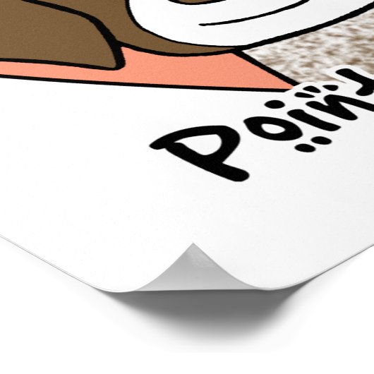 Deutsch Kurzzeitiger Pointer Lover Poster (Ecke)