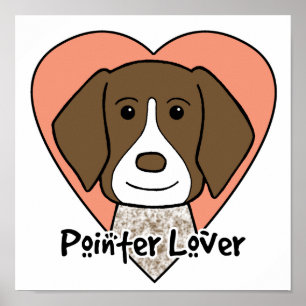 Deutsch Kurzzeitiger Pointer Lover Poster
