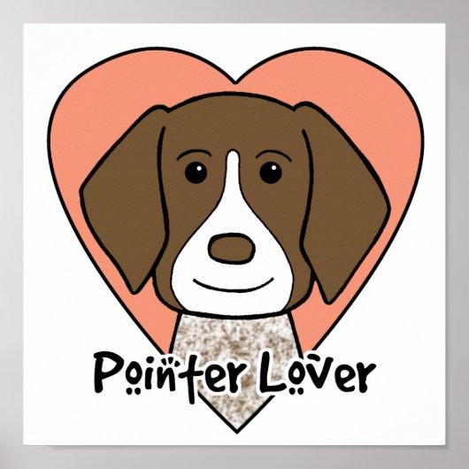 Deutsch Kurzzeitiger Pointer Lover Poster (Vorne)