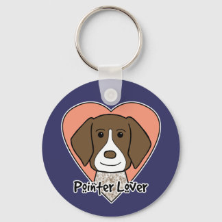 Deutsch Kurzzeitiger Pointer Lover Schlüsselanhänger