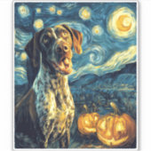 Deutsch Kurzzeitiger Zeiger 2 Niedliches HundeHall Aufkleber (Vorderseite)