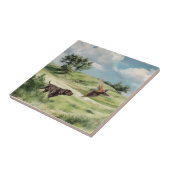 Deutsch Kurzzeitiger Zeiger auf einen Fasan Fliese (Seite)