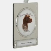 Deutsch Kurzzeitiger Zeiger Mama 2 Banner-Ornament Silber (Rechts)