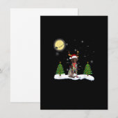 Deutsch Kurzzeitiger Zeiger Weihnachtslicht Weihna Einladung (Vorne/Hinten)