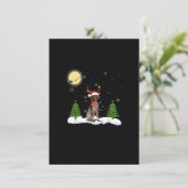 Deutsch Kurzzeitiger Zeiger Weihnachtslicht Weihna Einladung (Stehend Vorderseite)