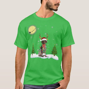 Deutsch Kurzzeitiger Zeiger Weihnachtslicht Weihna T-Shirt