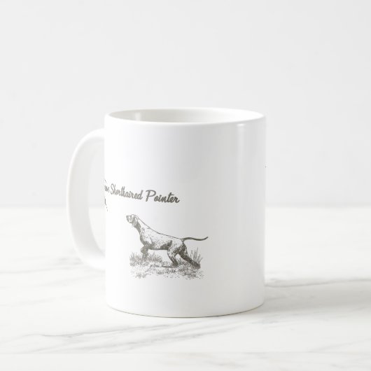 Deutsch Kurzzeitpferdhügel , Art Tasse (Vorderseite Links)