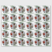 Deutsch Kurzzeitweilig Pointer Weihnachten Geschenkpapier (Flach)