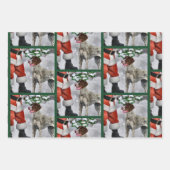 Deutsch Kurzzeitweilig Pointer Weihnachten Geschenkpapier Set (Vorderseite 2)
