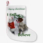 Deutsch Kurzzeitweilig Pointer Weihnachten Kleiner Weihnachtsstrumpf (Vorderseite)