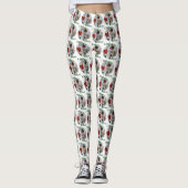 Deutsch Kurzzeitweilig Pointer Weihnachten Leggings (Vorderseite)