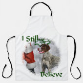 Deutsch Kurzzeitweilig Pointer Weihnachten Schürze (Vorderseite)