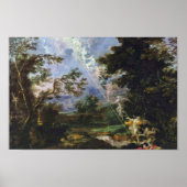 Deutsch "Landschaft mit dem Traum Jakobs", " Poster (Vorne)