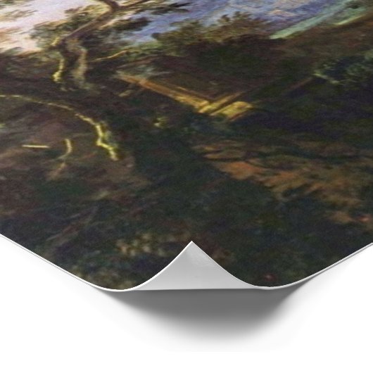 Deutsch "Landschaft mit dem Traum Jakobs", " Poster (Ecke)