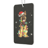 Deutsch Langhaar Hund Baum Weihnachtspullover Xmas Autolufterfrischer (Links)