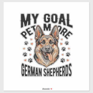 Deutsch Langhaar Liebhaber-Shirt mit Vintage gravi Aufkleber