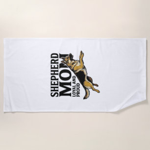 Deutsch Langhaar Mutter Shirt Vintage Gravur Hunde Strandtuch
