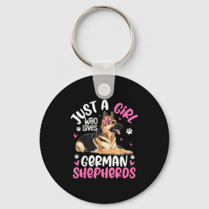 Deutsch Langhaar-Shirt für Mädchen Frauen Deutsche Schlüsselanhänger