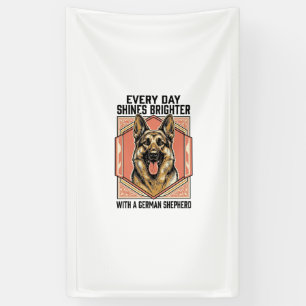 Deutsch Langhaar-Shirt Vintage Gravur Hunde Liebha Banner