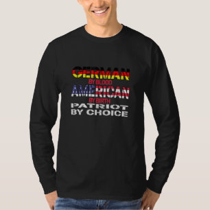 Deutsch nach Blood American von Birth Patriot von  T-Shirt