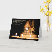 Deutsch Romantische frohe Weihnachtsgrüße Karte (Gelbe Blume)