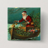 Deutsch-Sankt-Weihnachtsknopf Button (Vorderseite)