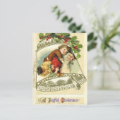 Deutsch-Sankt-Weihnachtspostkarten Feiertagspostkarte (Stehend Vorderseite)