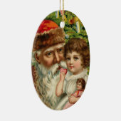 Deutsch-Sankt-Weihnachtsverzierung Keramikornament (Rechts)