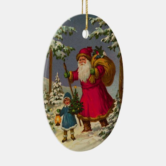 Deutsch-Sankt-Weihnachtsverzierungen Keramik Ornament (Rechts)