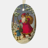 Deutsch-Sankt-Weihnachtsverzierungen Keramik Ornament (Links)