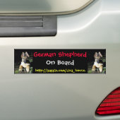 Deutsch-Schäfer Welpe Autoaufkleber (Auf Auto)