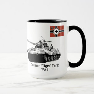 DEUTSCH - "Tiger" BEHÄLTER Tasse