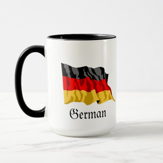 DEUTSCH - "Tiger" BEHÄLTER Tasse (Links)