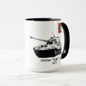 DEUTSCH - "Tiger" BEHÄLTER Tasse (VorderseiteRechts)