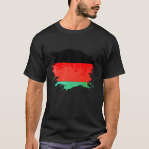 Deutsch und Weißrussisch gemischte Heritage-Flagge T-Shirt