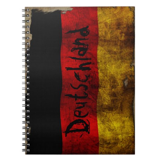 Deutsch - Vintag.. Notizblock (Vorderseite)