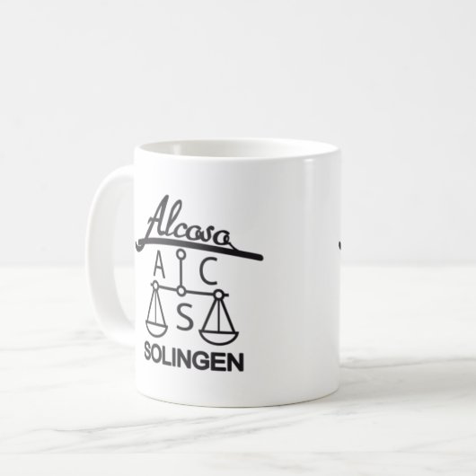 Deutsch ww2 Alcoso Solingen Kaffeetasse (Vorderseite Links)