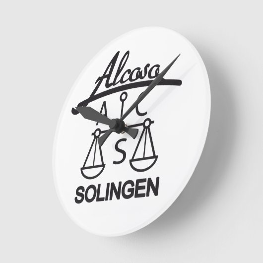 Deutsch ww2 Alcoso Solingen Runde Wanduhr (Winkel)