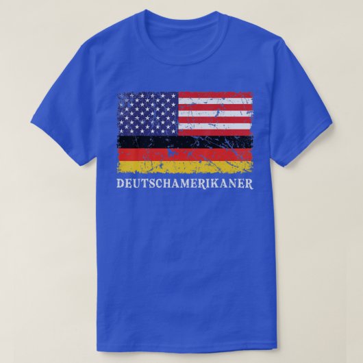 Deutschamerikaner Amerikanische Flagge Oktoberf T-Shirt (Design vorne)