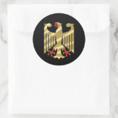 Deutsche Adler Shirts und Geschenke Runder Aufkleber (Tasche)