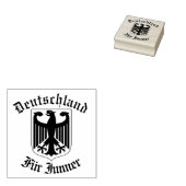 Deutsche Adlerflagge, Deutschland für immer Gummistempel (Stempel)