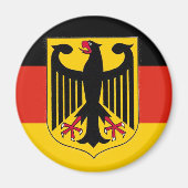 Deutsche Adlerflagge Magnet (Vorne)