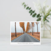 Deutsche Alleenstraße Postkarte (Stehend Vorderseite)