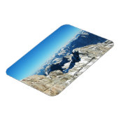 Deutsche Alpen, Zugspitze, Deutschland Magnet (Linke Seite)