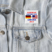 Deutsche Amerikaner für Obama Button (Beispiel)