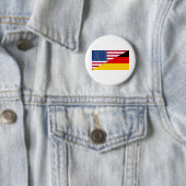 Deutsche amerikanische Flagge Stolz US Deutschland Button (Beispiel)